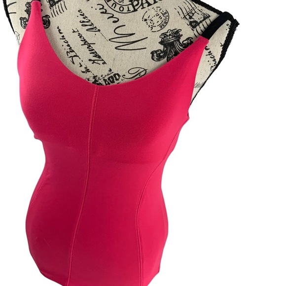 Champion Workout Tank Top Lightly padded, Mesh Back, fuchsia pink, Women's XS - Picture 2 of 11